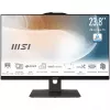 MSI Modern AM242TP 1M-1230EU Intel Core 3 100U 60.5 cm (23.8 inch) 1920 x 1080 pixels Touchscreen All-in-One PC 8 GB DDR5-SDRAM 256 GB SSD Windows 11 Pro Wi-Fi 6E (802.11ax) Black