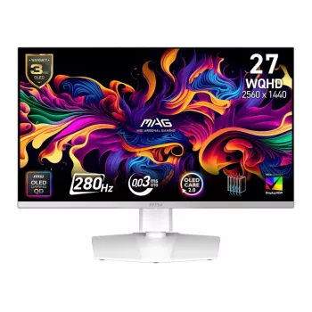 MSI MAG 272QPW QD-OLED X28 computer monitor 67.3 cm (26.5 inch) 2560 x 1440 pixels Wide Quad HD White