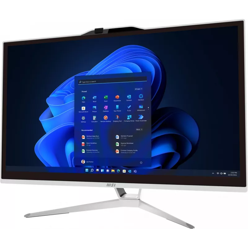 All-in-One PC MSI Pro AP222T 13M-437XEU — 21.5 inch FHD Touch, Intel Core i3-13100, 8GB DDR4, 512GB SSD, Intel UHD 730, White