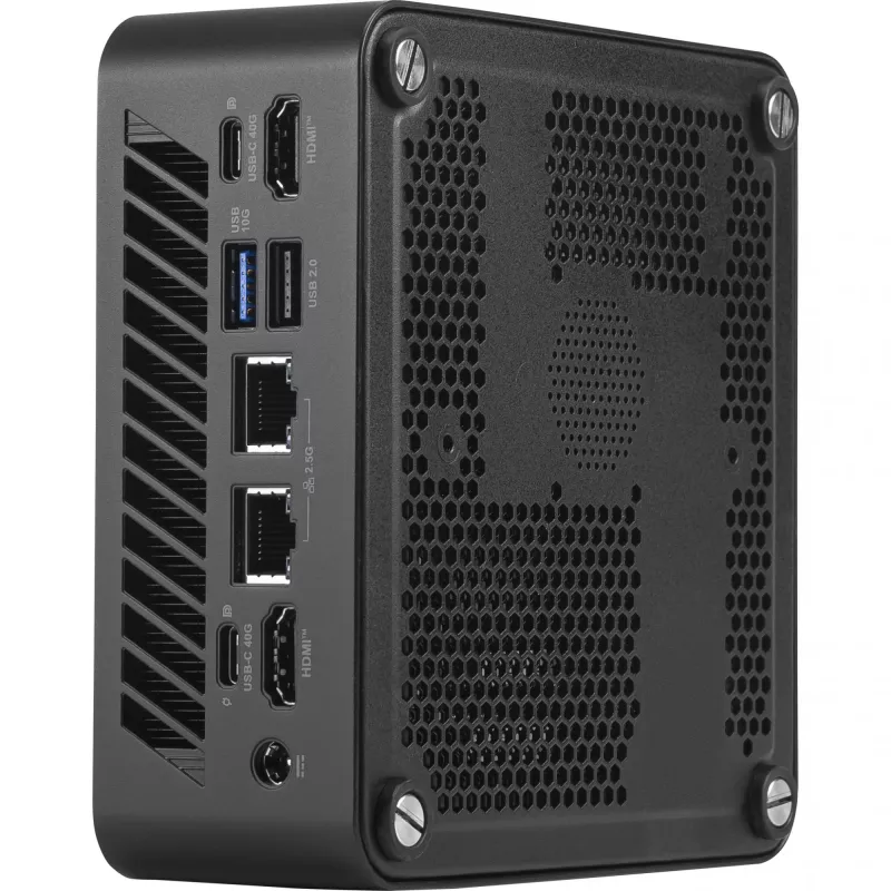 Mini PC barebone MSI Cubi Z AI with AMD Ryzen 7 8845HS — compact modular system for custom memory and storage