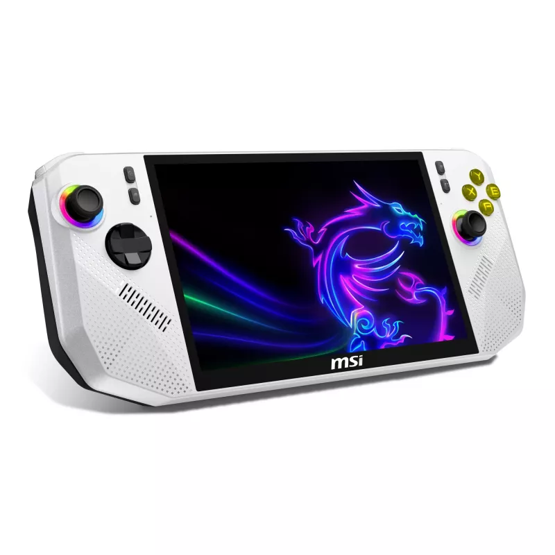 MSI Claw A8 BZ2EM-047NL portable game console 20.3 cm (8 inch) 1 TB Touchscreen Wi-Fi White