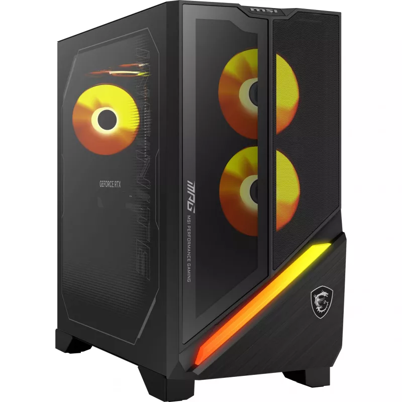 MSI MPG Infinite Z3 X3D 9NVRR7-848EU AMD Ryzen™ 7 9800X3D 32 GB DDR5-SDRAM 1 TB SSD NVIDIA GeForce RTX 5070 Ti Windows 11 Home Desktop PC Black
