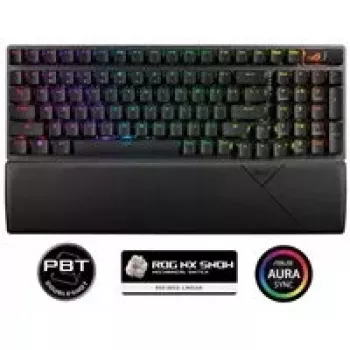 ASUS ROG Strix Scope II 96 Wireless keyboard Gaming USB + RF Wireless + Bluetooth QWERTY US English Black