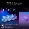 ASUS ROG Azoth keyboard Gaming USB + RF Wireless + Bluetooth White