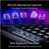 ASUS ROG Azoth keyboard Gaming USB + RF Wireless + Bluetooth White