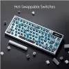 ASUS ROG Azoth keyboard Gaming USB + RF Wireless + Bluetooth White