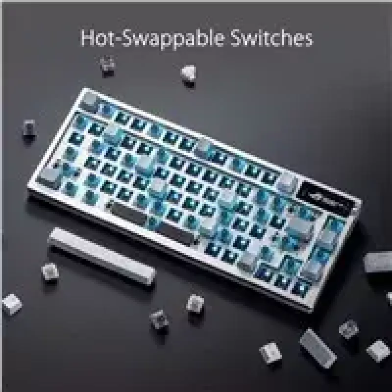 ASUS ROG Azoth keyboard Gaming USB + RF Wireless + Bluetooth White