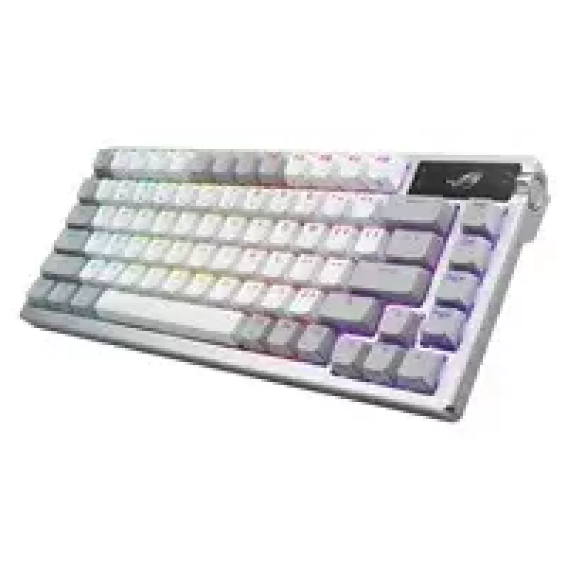 ASUS ROG Azoth keyboard Gaming USB + RF Wireless + Bluetooth White