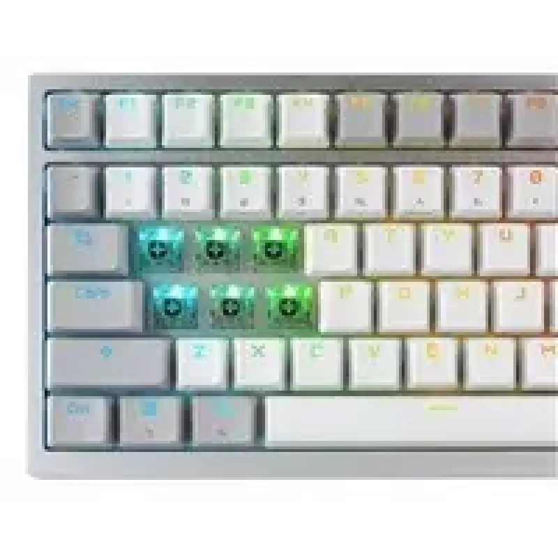 ASUS ROG Azoth keyboard Gaming USB + RF Wireless + Bluetooth White