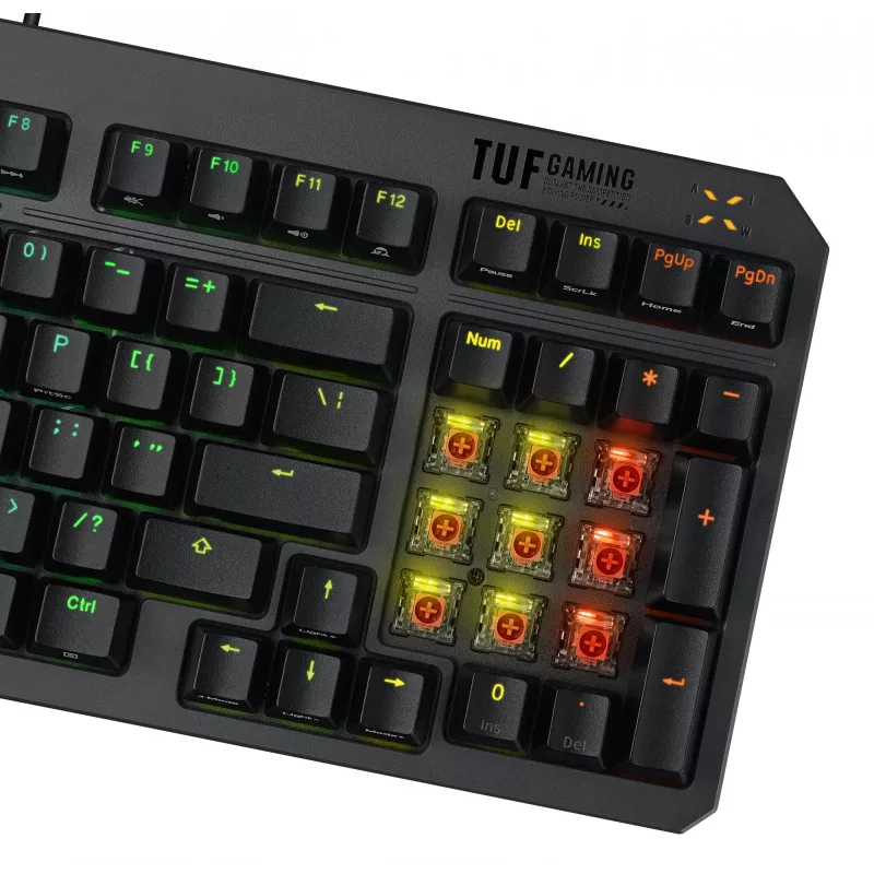 ASUS TUF Gaming K3 Gen II keyboard USB QWERTY Black