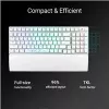 ASUS X901 SCOPE II 96 WL/WHT/NXSW/US/PBT keyboard Gaming USB + RF Wireless + Bluetooth White