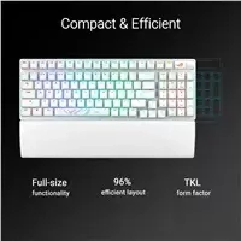 ASUS X901 SCOPE II 96 WL/WHT/NXSW/US/PBT keyboard Gaming USB + RF Wireless + Bluetooth White