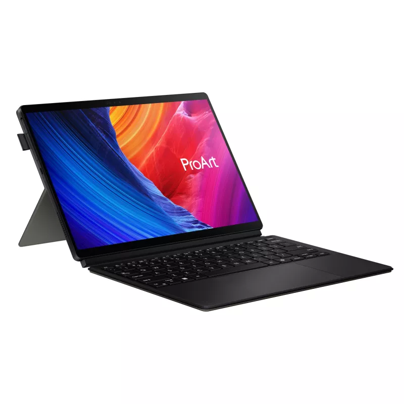 ASUS ProArt PZ13 HT5306QA-LX004W Copilot+ PC Snapdragon X1P-42-100 Hybrid (2-in-1) 33.8 cm (13.3 inch) Touchscreen 3K 16 GB LPDDR5x-SDRAM 1 TB SSD Wi-Fi 7 (802.11be) Windows 11 Home German Black