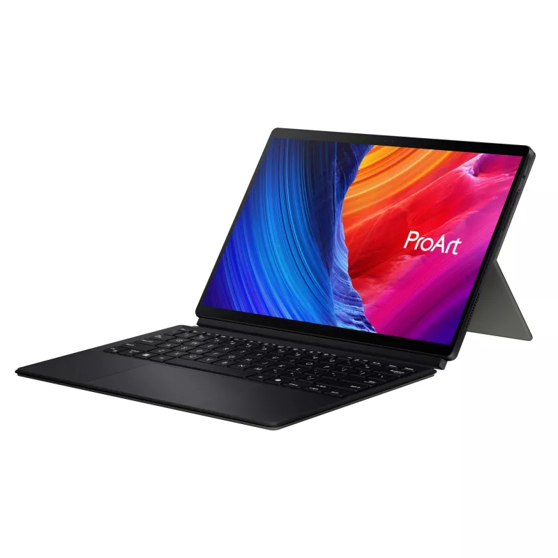 ASUS ProArt PZ13 HT5306QA-LX004W Copilot+ PC Snapdragon X1P-42-100 Hybrid (2-in-1) 33.8 cm (13.3 inch) Touchscreen 3K 16 GB LPDDR5x-SDRAM 1 TB SSD Wi-Fi 7 (802.11be) Windows 11 Home German Black