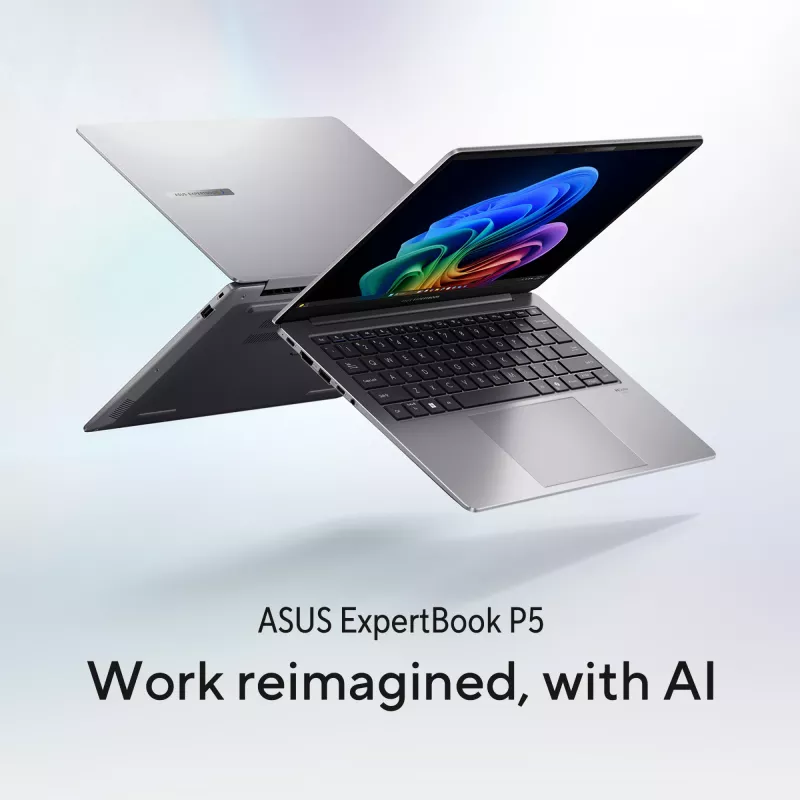 ASUS ExpertBook P5 P5405CSA-NZ0174X Intel Core Ultra 5 226V Laptop 35.6 cm (14 inch) WQXGA 16 GB LPDDR5x-SDRAM 512 GB SSD Wi-Fi 6E (802.11ax) Windows 11 Pro US International Grey