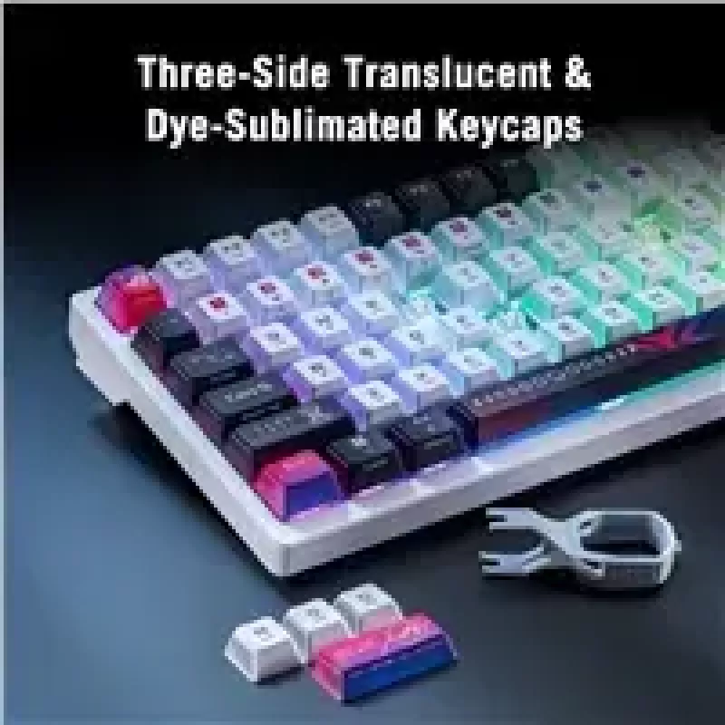 Mechanical Wireless Keyboard ASUS ROG Azoth X — US layout, Bluetooth & RF 2.4GHz, White