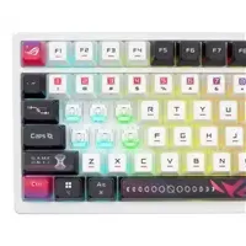 Mechanical Wireless Keyboard ASUS ROG Azoth X — US layout, Bluetooth & RF 2.4GHz, White