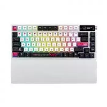Mechanical Wireless Keyboard ASUS ROG Azoth X — US layout, Bluetooth & RF 2.4GHz, White