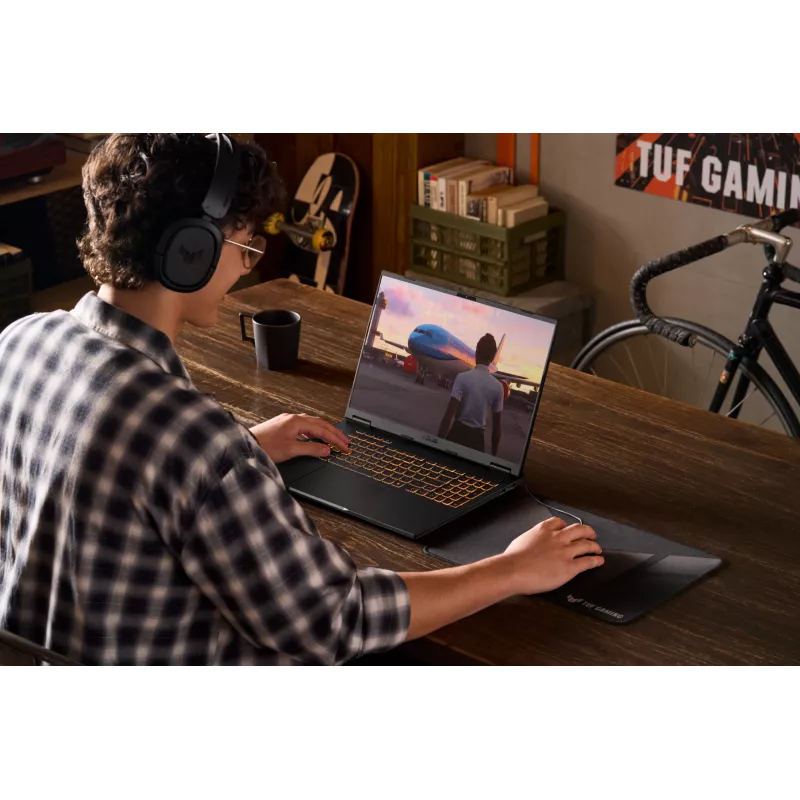 ASUS TUF Gaming F16 FX608JPR-QT014W Intel® Core™ i7 i7-14650HX Laptop 40.6 cm (16 inch) WQXGA 32 GB DDR5-SDRAM 1 TB SSD NVIDIA GeForce RTX 5070 Wi-Fi 6E (802.11ax) Windows 11 Home Dutch Black, Grey