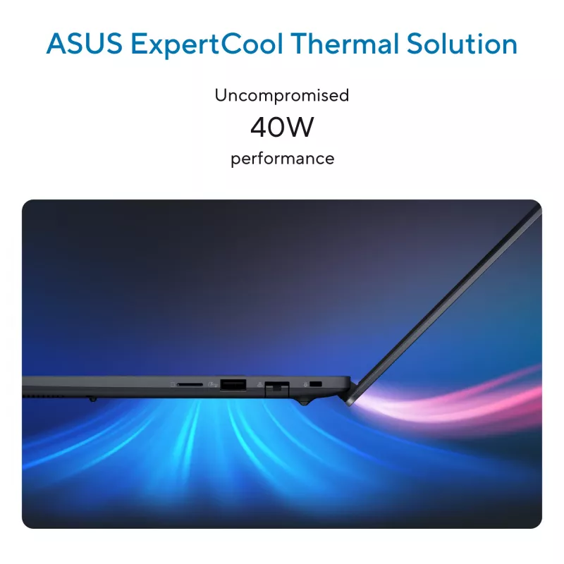 ASUS ExpertBook B5 B5405CCA-LY0008X Intel Core Ultra 5 225H Laptop 35.6 cm (14 inch) WUXGA 16 GB DDR5-SDRAM 512 GB SSD Wi-Fi 7 (802.11be) Windows 11 Pro US International Black