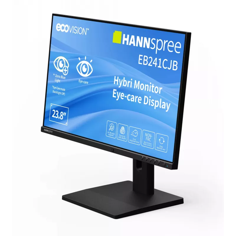 Hannspree Hybri Monitor EB241CJB computer monitor 60.5 cm (23.8 inch) 1920 x 1080 pixels Full HD LCD Black