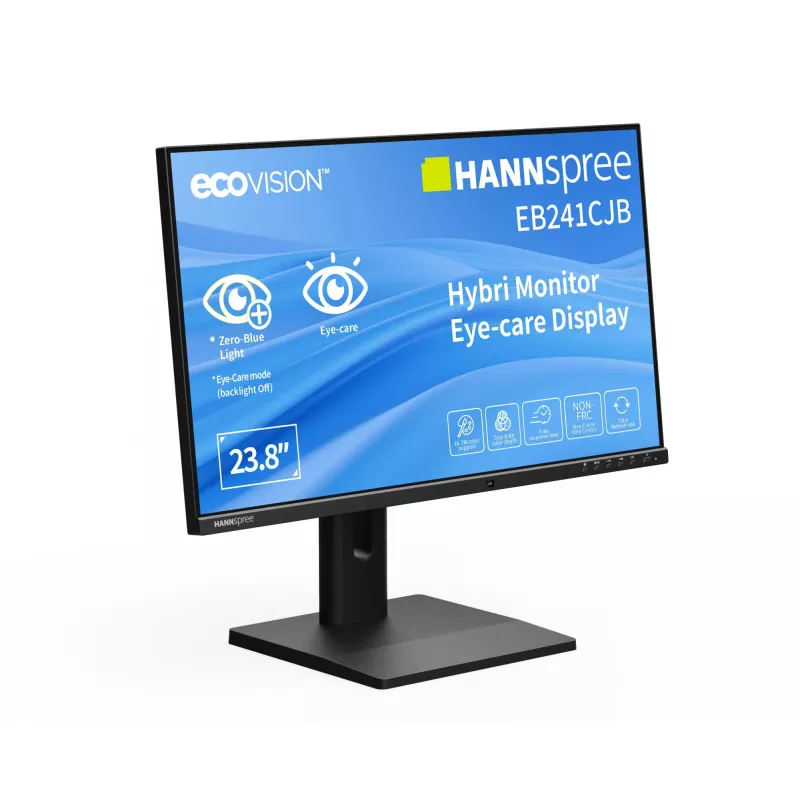 Hannspree Hybri Monitor EB241CJB computer monitor 60.5 cm (23.8 inch) 1920 x 1080 pixels Full HD LCD Black