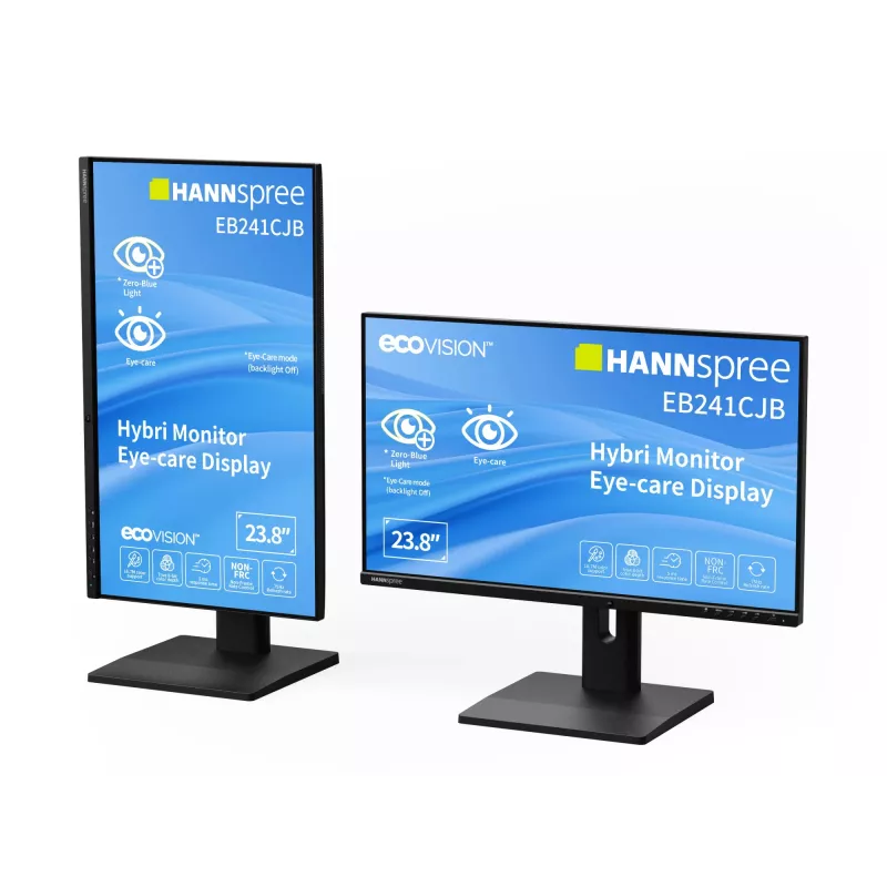 Hannspree Hybri Monitor EB241CJB computer monitor 60.5 cm (23.8 inch) 1920 x 1080 pixels Full HD LCD Black