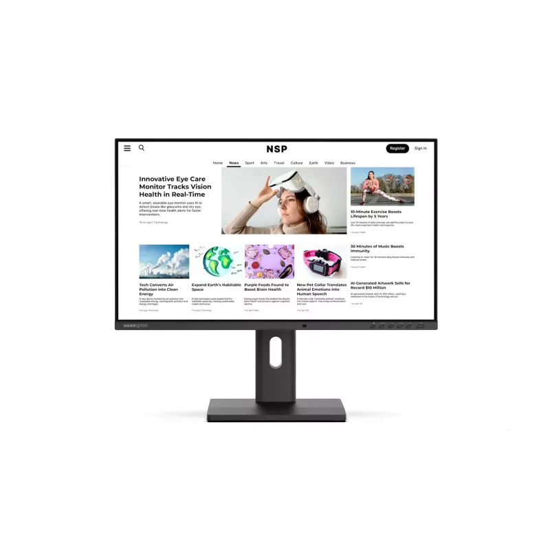 Hannspree Hybri Monitor EB241CJB computer monitor 60.5 cm (23.8 inch) 1920 x 1080 pixels Full HD LCD Black
