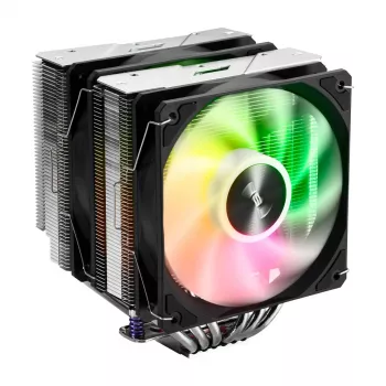 FSP MP7 Processor Cooler Air 125 mm Black ARGB, Air cooler, 12 cm, 800 RPM, 1800 RPM, Black