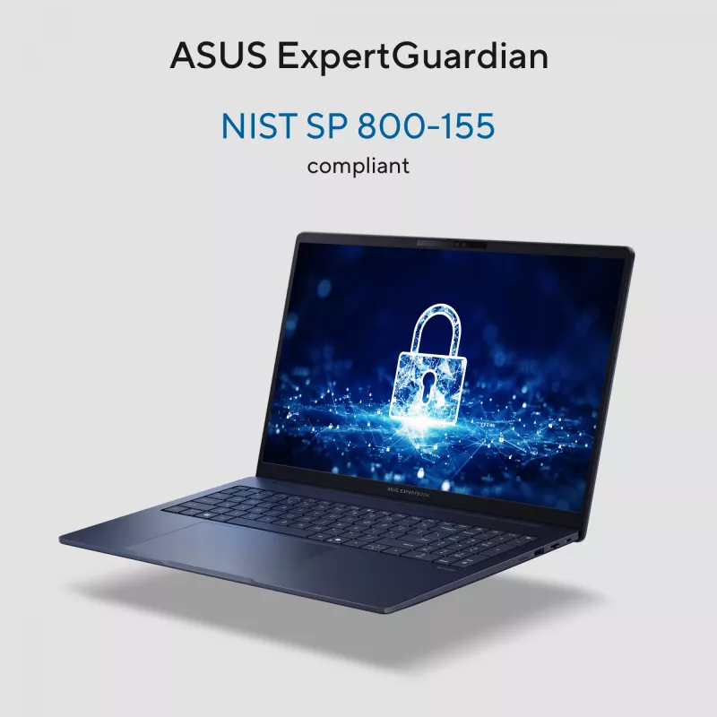 ASUS ExpertBook B3 B3605CCA-MB0370X Intel Core Ultra 5 225H Laptop 40.6 cm (16 inch) WUXGA 16 GB DDR5-SDRAM 512 GB SSD Wi-Fi 6E (802.11ax) Windows 11 Pro US International Black, Grey