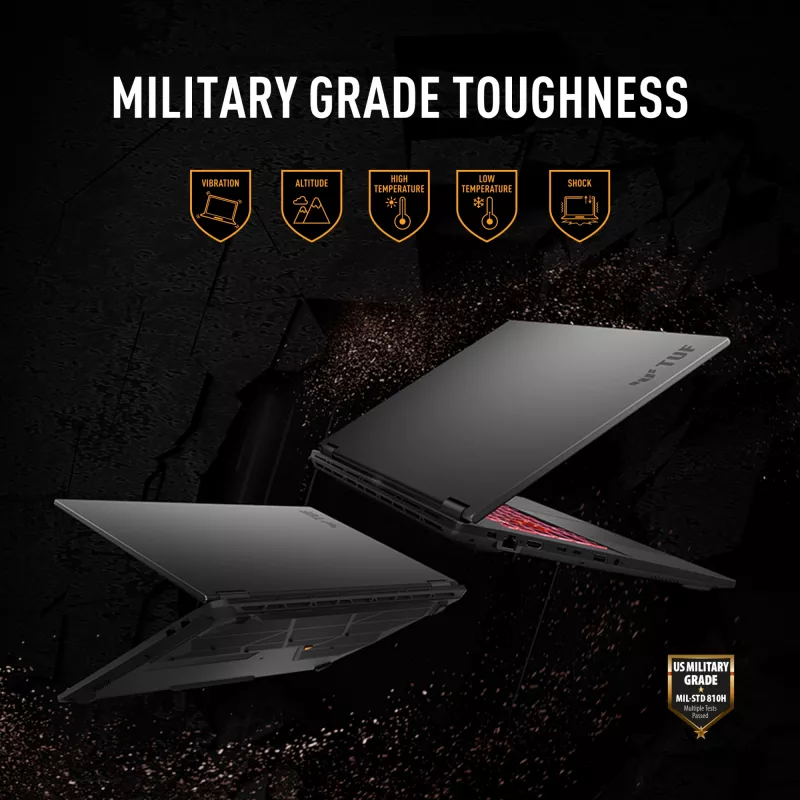 ASUS TUF Gaming A18 FA808UM-S8069W AMD Ryzen™ 7 260 Laptop 45.7 cm (18 inch) WUXGA 16 GB DDR5-SDRAM 512 GB SSD NVIDIA GeForce RTX 5060 Wi-Fi 6E (802.11ax) Windows 11 Home Dutch Grey