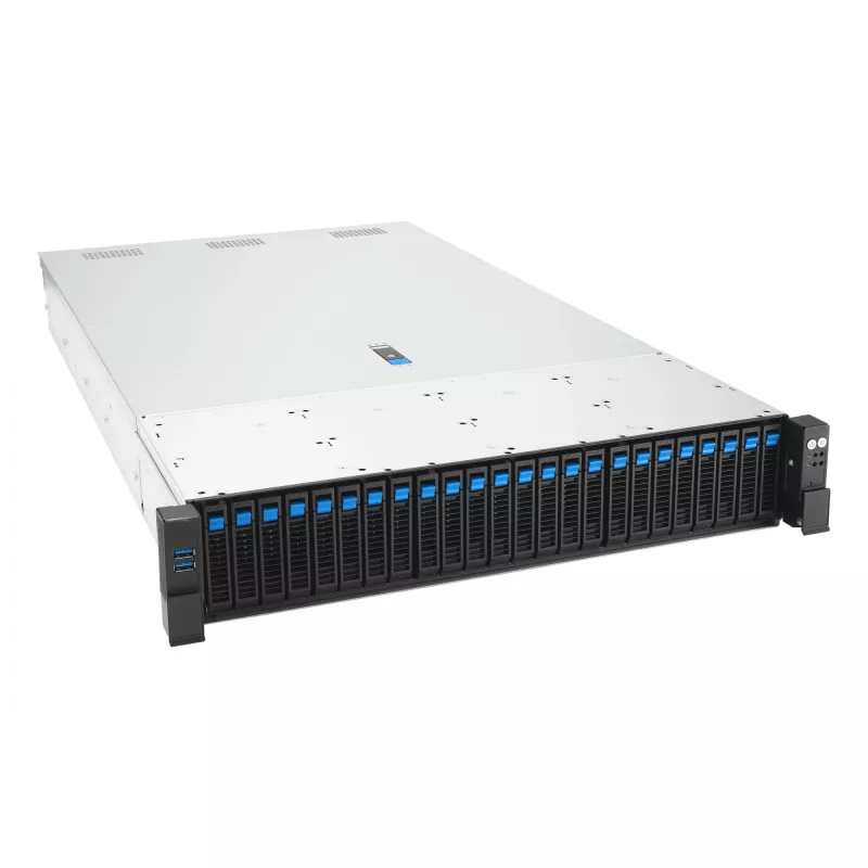 Server ASUS RS720-E12-RS24G 3.2KW 24N – rack server with 3.2 kW PSU and 24 drive bays