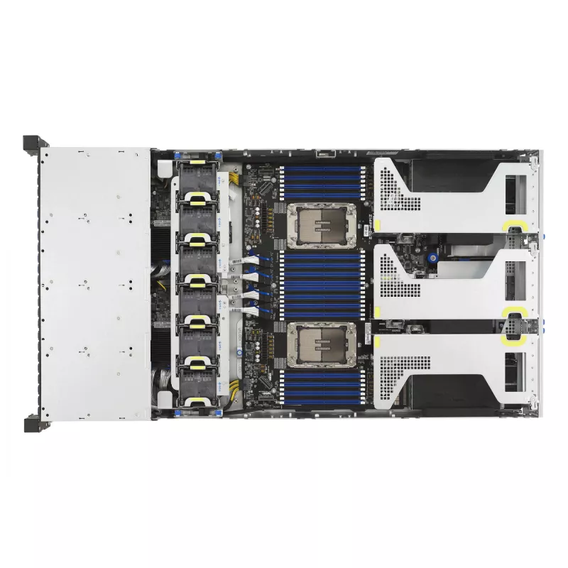 Server ASUS RS720-E12-RS24G 3.2KW 24N – rack server with 3.2 kW PSU and 24 drive bays