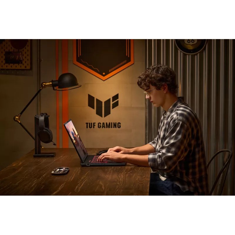 ASUS TUF Gaming A18 FA808UH-S8076W AMD Ryzen™ 7 260 Laptop 45.7 cm (18 inch) Full HD+ 16 GB DDR5-SDRAM 512 GB SSD NVIDIA® GeForce RTX™ 5050 Wi-Fi 6E (802.11ax) Windows 11 Home Dutch Grey