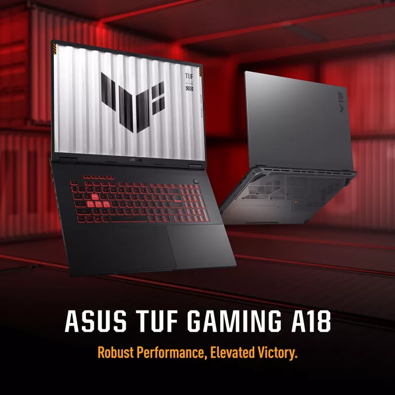 ASUS TUF Gaming A18 FA808UH-S8076W AMD Ryzen™ 7 260 Laptop 45.7 cm (18 inch) Full HD+ 16 GB DDR5-SDRAM 512 GB SSD NVIDIA® GeForce RTX™ 5050 Wi-Fi 6E (802.11ax) Windows 11 Home Dutch Grey