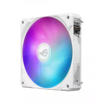 All-in-one liquid cooler ASUS ROG Ryuo IV SLC 360 ARGB White Edition — 360 mm radiator, 3×120 mm fans, AMOLED display, LGA 1700 support