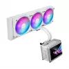 All-in-one liquid cooler ASUS ROG Ryuo IV SLC 360 ARGB White Edition — 360 mm radiator, 3×120 mm fans, AMOLED display, LGA 1700 support
