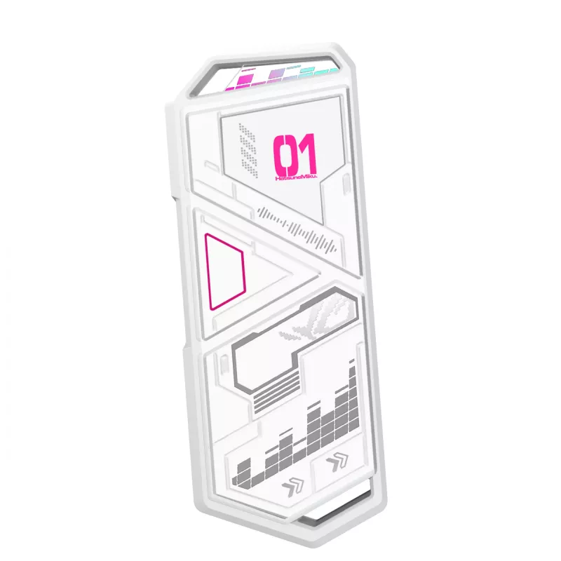 SSD enclosure ASUS ROG Strix Arion Hatsune Miku Edition White M.2 PCIe USB Type-C 10 Gbit/s