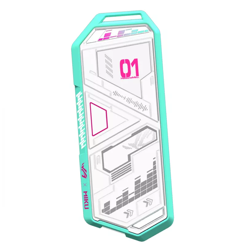 SSD enclosure ASUS ROG Strix Arion Hatsune Miku Edition White M.2 PCIe USB Type-C 10 Gbit/s