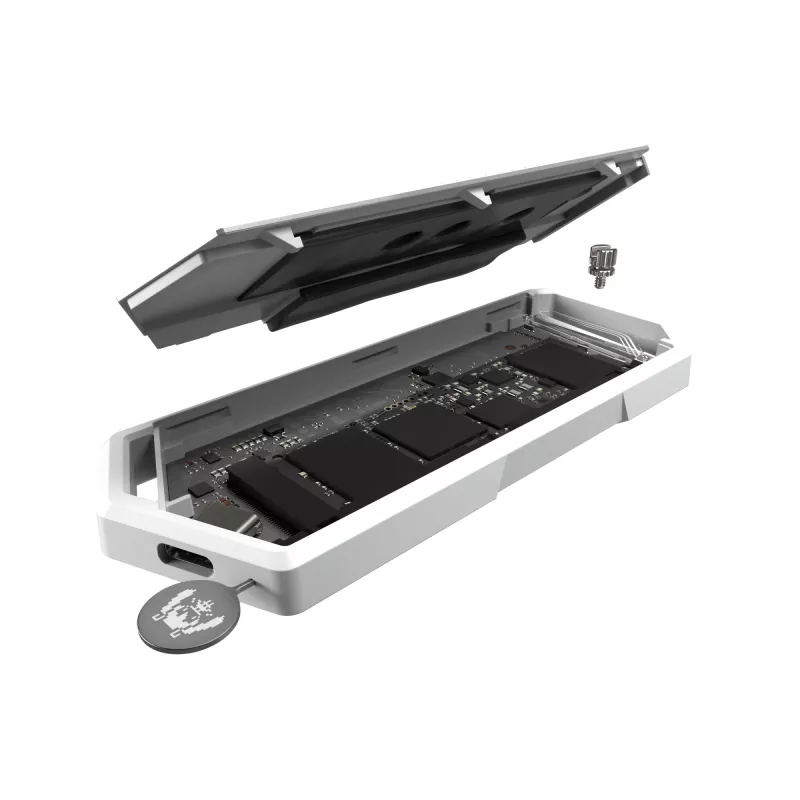 SSD enclosure ASUS ROG Strix Arion Hatsune Miku Edition White M.2 PCIe USB Type-C 10 Gbit/s