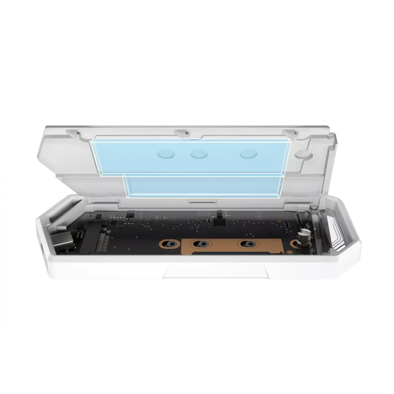 SSD enclosure ASUS ROG Strix Arion Hatsune Miku Edition White M.2 PCIe USB Type-C 10 Gbit/s