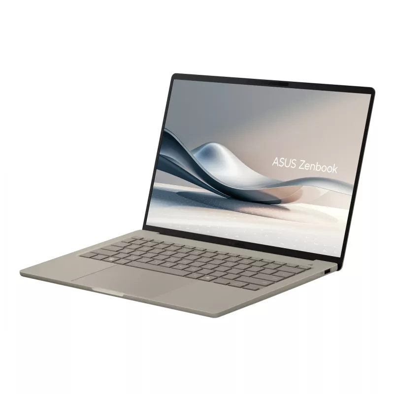 ASUS Zenbook A14 UX3407QA-QD289W Copilot+ PC Snapdragon X1-26-100 Laptop 35.6 cm (14 inch) WUXGA 16 GB LPDDR5x-SDRAM 512 GB SSD Wi-Fi 6E (802.11ax) Windows 11 Home Beige