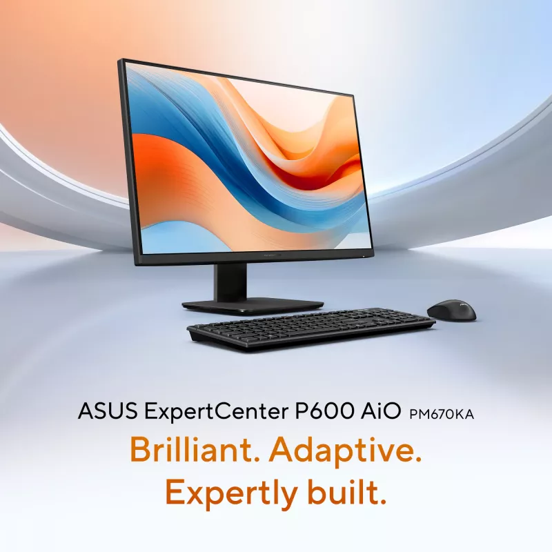 ASUS ExpertCenter P600 AiO PM670KA-BPE011X Copilot+ PC AMD Ryzen™ AI 7 350 68.6 cm (27 inch) 1920 x 1080 pixels All-in-One PC 16 GB DDR5-SDRAM 512 GB SSD Windows 11 Pro Wi-Fi 6 (802.11ax) Black