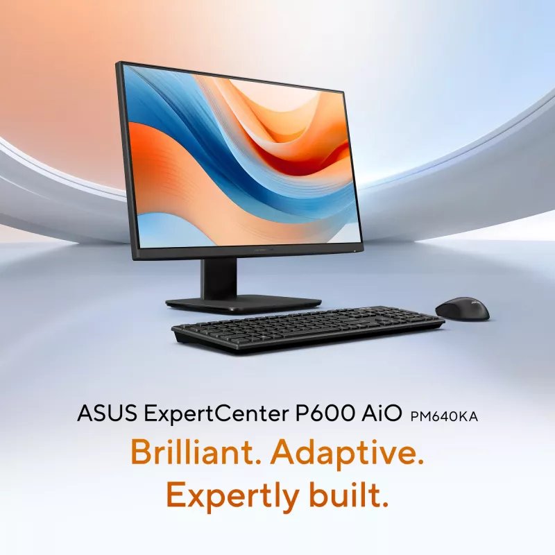 ASUS ExpertCenter P600 AiO PM640KA-BPC011X Copilot+ PC AMD Ryzen™ AI 5 330 60.5 cm (23.8 inch) 1920 x 1080 pixels All-in-One PC 16 GB DDR5-SDRAM 512 GB SSD Windows 11 Pro Wi-Fi 6 (802.11ax) Black