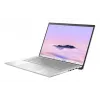 ASUS Chromebook Plus Enterprise CB54 CB5403CMA-QM0916 Intel Core Ultra 7 155U 35.6 cm (14 inch) Touchscreen WQXGA 16 GB LPDDR5x-SDRAM 256 GB SSD Wi-Fi 6E (802.11ax) ChromeOS US International Silver