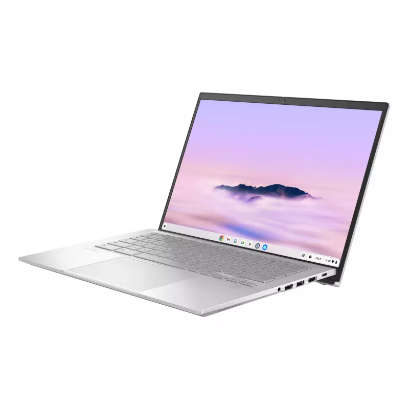 ASUS Chromebook Plus Enterprise CB54 CB5403CMA-QM0916 Intel Core Ultra 7 155U 35.6 cm (14 inch) Touchscreen WQXGA 16 GB LPDDR5x-SDRAM 256 GB SSD Wi-Fi 6E (802.11ax) ChromeOS US International Silver