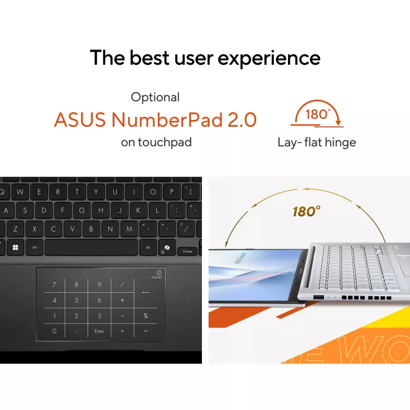 ASUS Vivobook 14 M1405NAQ-LY025W AMD Ryzen™ 7 170 Laptop 35.6 cm (14 inch) WUXGA 16 GB DDR5-SDRAM 512 GB SSD Wi-Fi 6 (802.11ax) Windows 11 Home Dutch Black