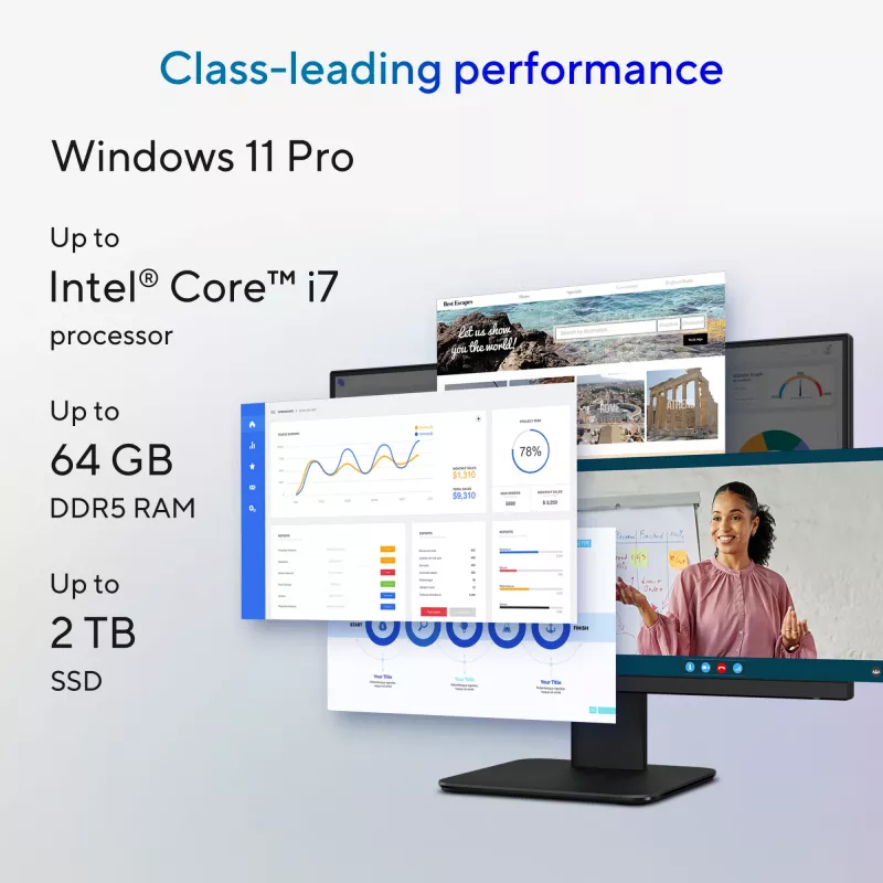 ASUS ExpertCenter P400 AiO P440VAESK-BPC344X Intel Core 5 210H 60.5 cm (23.8 inch) 1920 x 1080 pixels All-in-One PC 16 GB DDR5-SDRAM 512 GB SSD Windows 11 Pro Wi-Fi 6 (802.11ax) Black