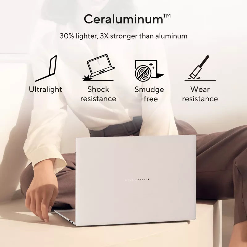 ASUS Zenbook S16 UM5606GA-SS180W Copilot+ PC AMD Ryzen AI 9 465 Laptop 40.6 cm (16 inch) 3K 32 GB LPDDR5x-SDRAM 1 TB SSD Wi-Fi 7 (802.11be) Windows 11 Home Dutch Grey