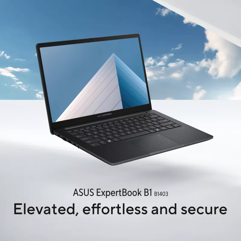 ASUS ExpertBook B1 B1403CVA-S68351X Intel Core 7 150U Laptop 35.6 cm (14 inch) Full HD 32 GB DDR5-SDRAM 1 TB SSD Wi-Fi 6E (802.11ax) Windows 11 Pro US International Grey
